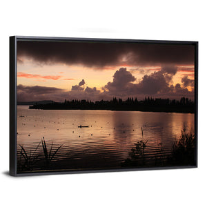 Lake Diatas Sunset Wall Art