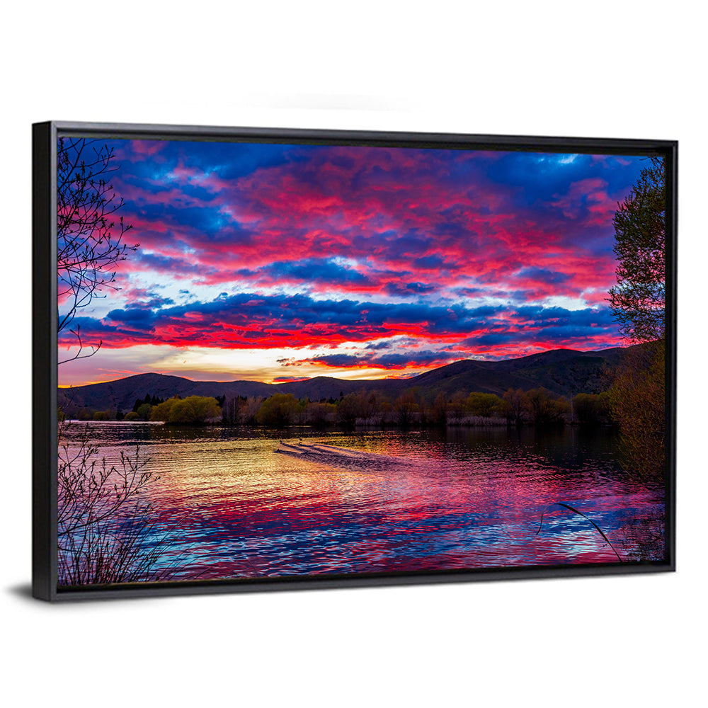 Lake Wairepo Arm Sunrise Reflection Wall Art