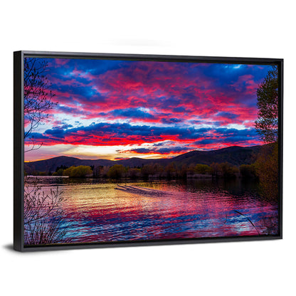Lake Wairepo Arm Sunrise Reflection Wall Art