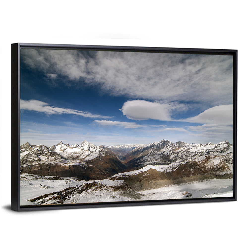 Snow-capped Peaks of Zermatt Wall Art