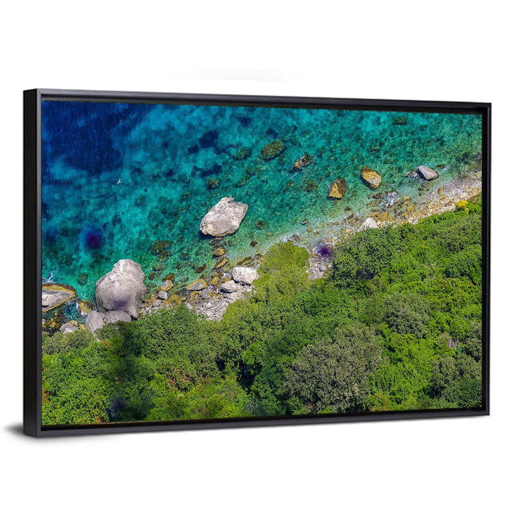 Capri Island Coast Wall Art