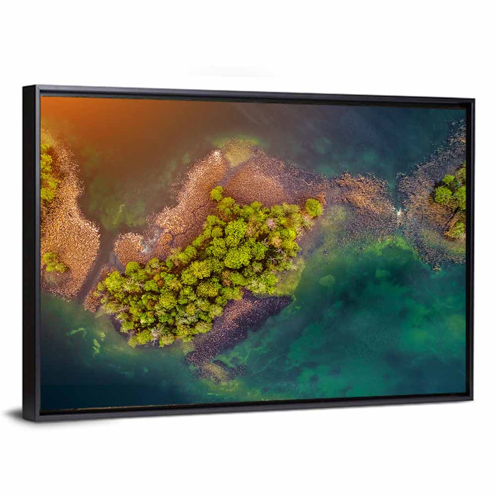 Lithuanian Island at Golden Hour Wall Art