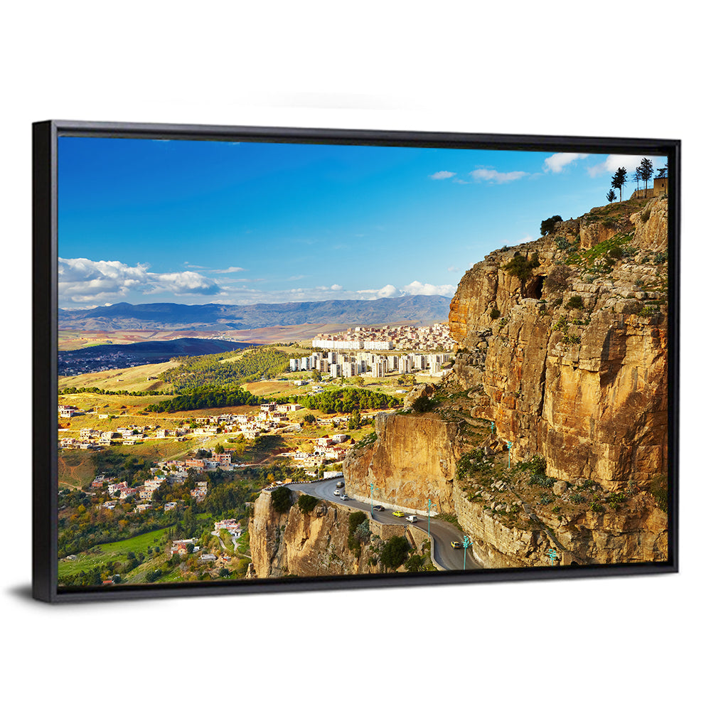 Constantine Cliffside at Golden Hour Wall Art