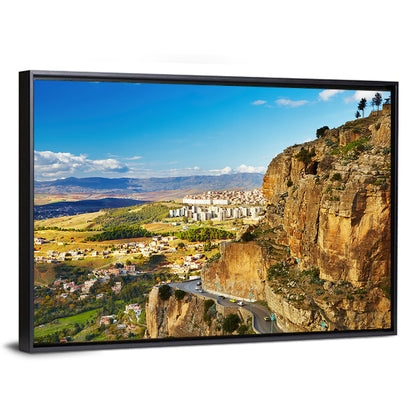 Constantine Cliffside at Golden Hour Wall Art