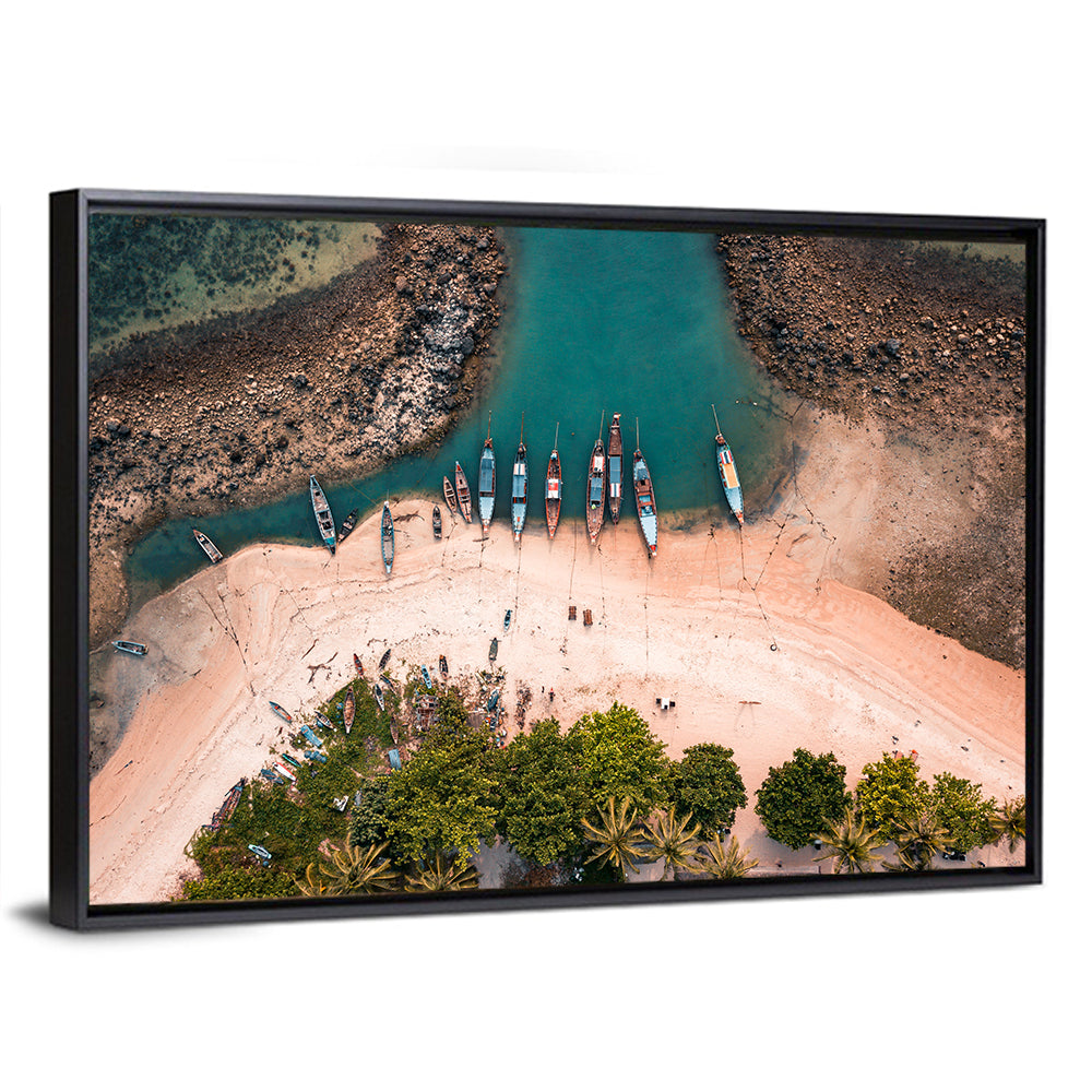 Koh Samui Long-tail Boats Wall Art
