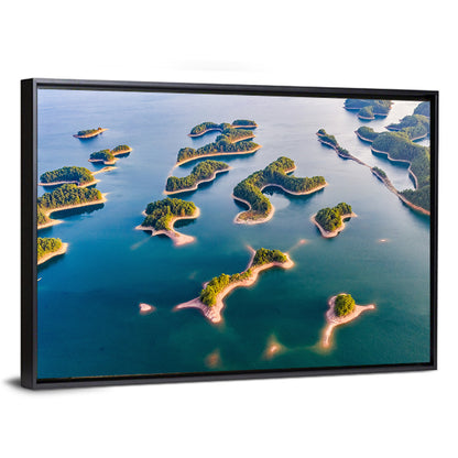 Qiandao Lake Aerial View Wall Art