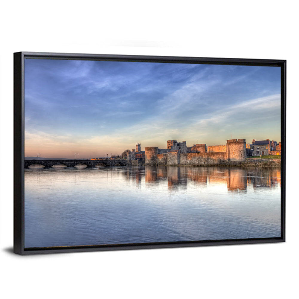 King John's Castle at Sunset Wall Art