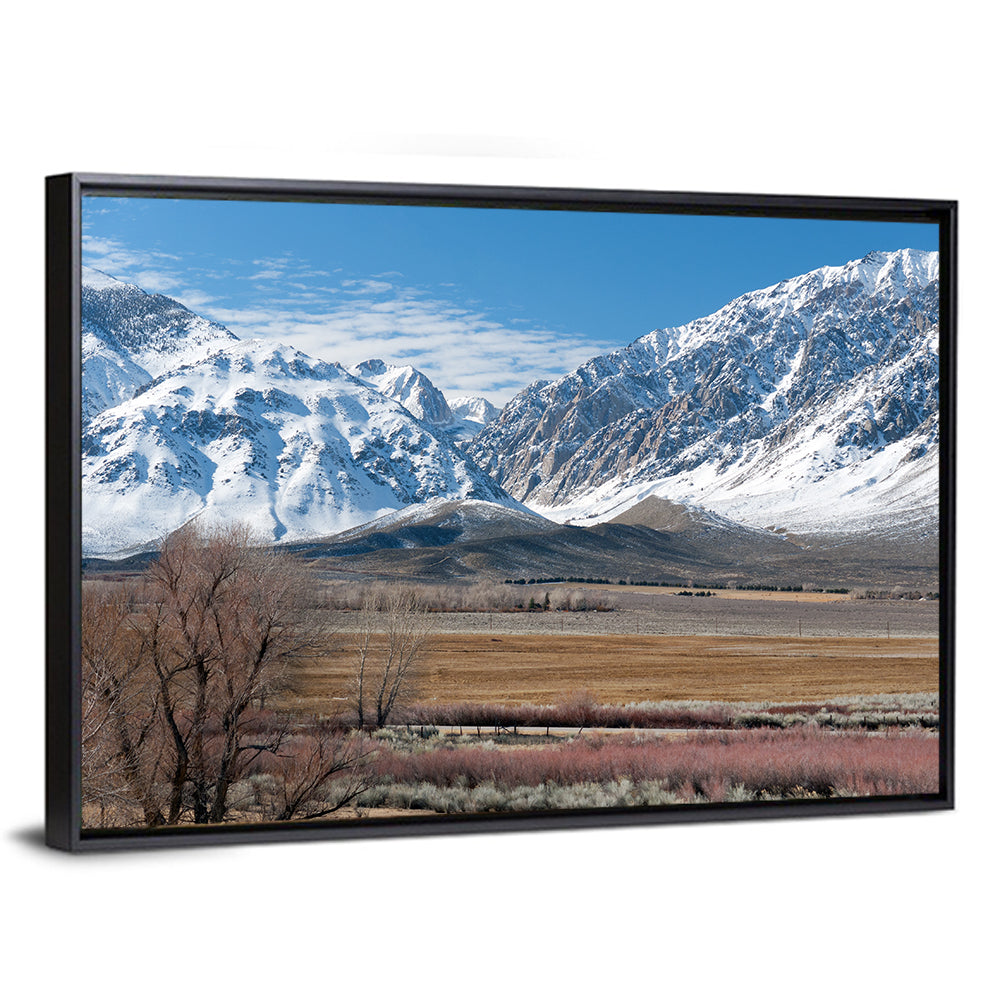 Eastern Sierra Winter Peaks Wall Art