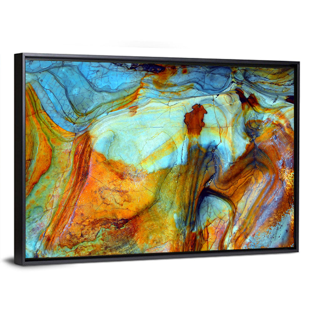 Agate-inspired Rock Pattern Wall Art