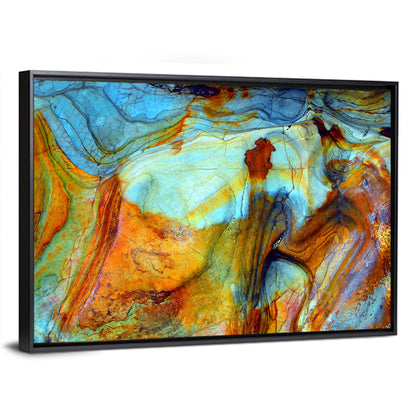 Agate-inspired Rock Pattern Wall Art