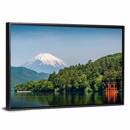 Mount Fuji Above Lake Ashi Wall Art