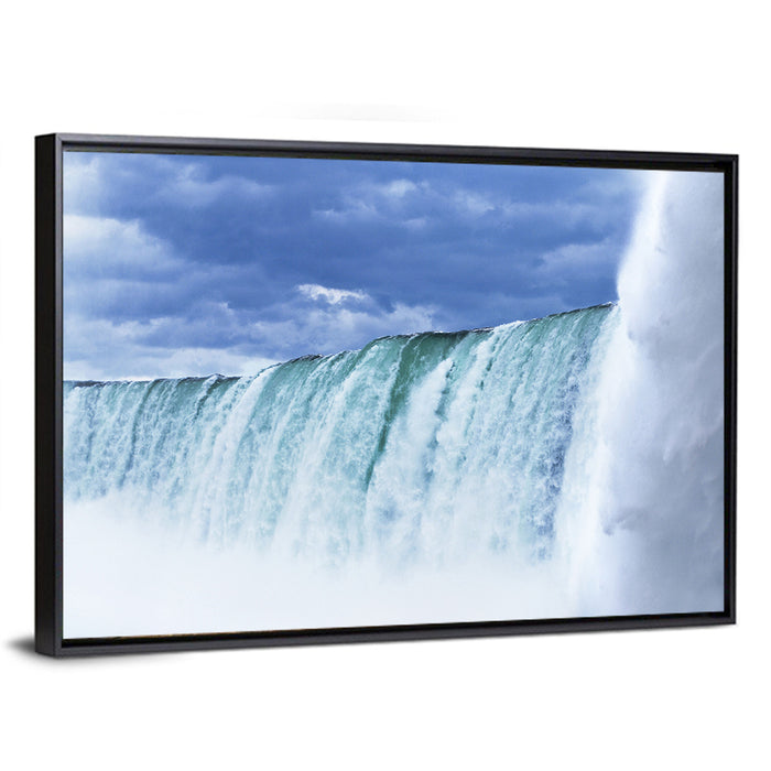 Niagara Falls Horseshoe View Wall Art as a framed canvas