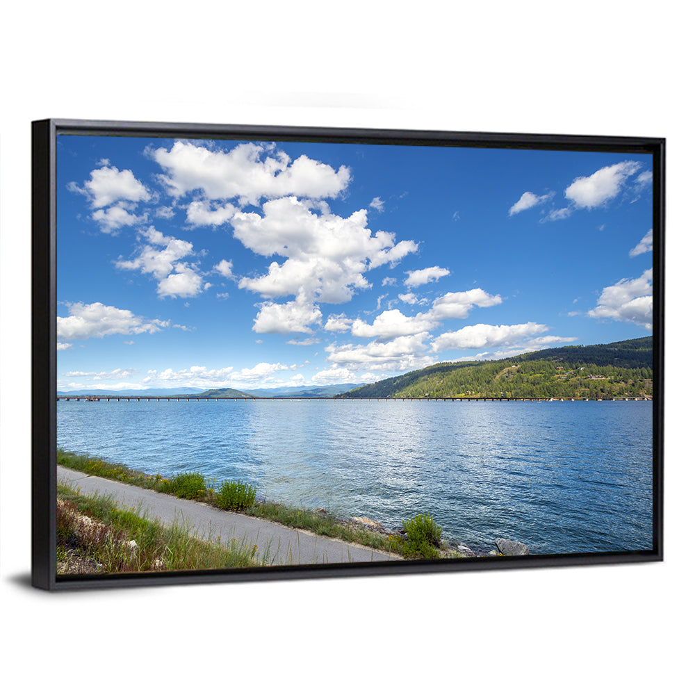 Lake Pend Oreille Bridge View Wall Art