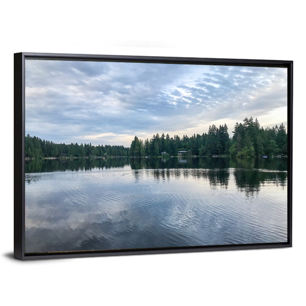Beaver Lake Park Sunrise Reflection Wall Art