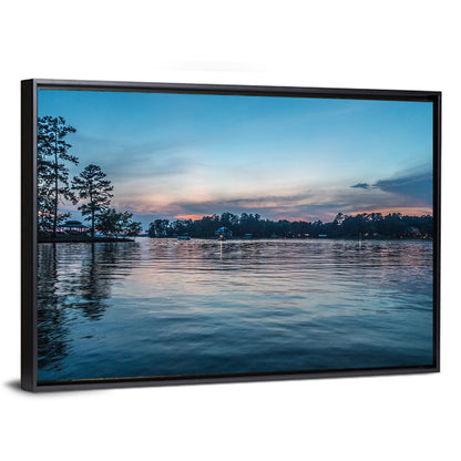 Lake Wateree Twilight Reflection Wall Art