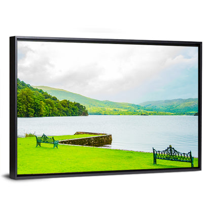 Ullswater Lakeside Benches Wall Art