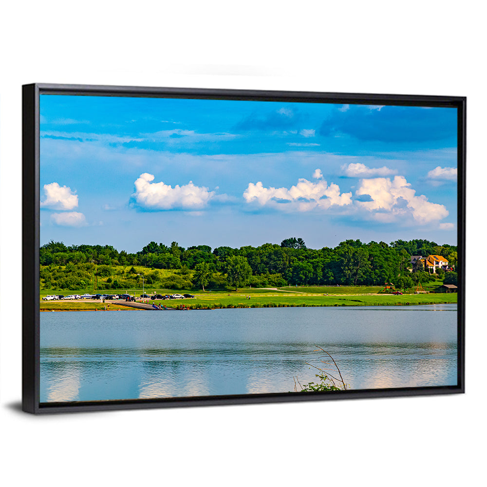 Zorinsky Lake Reflection Wall Art