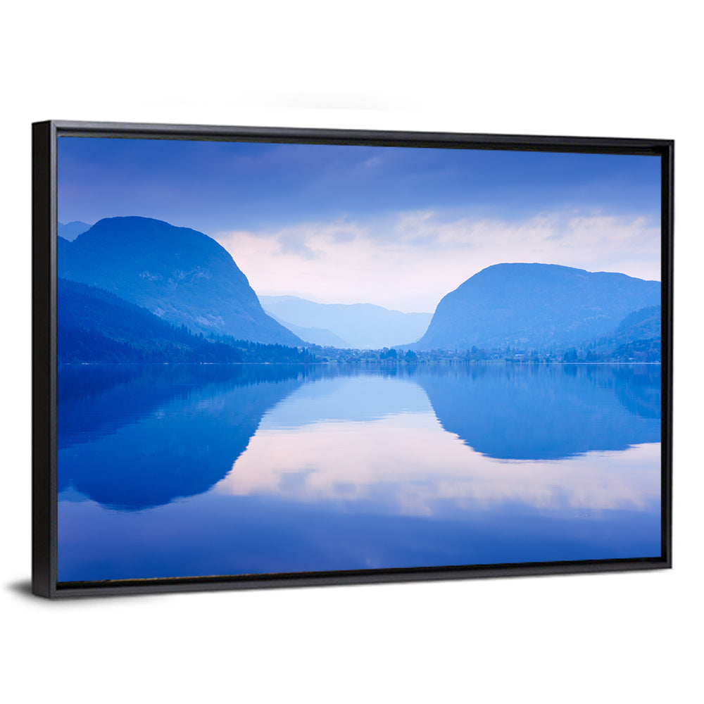 Lake Bohinj Morning Reflection Wall Art