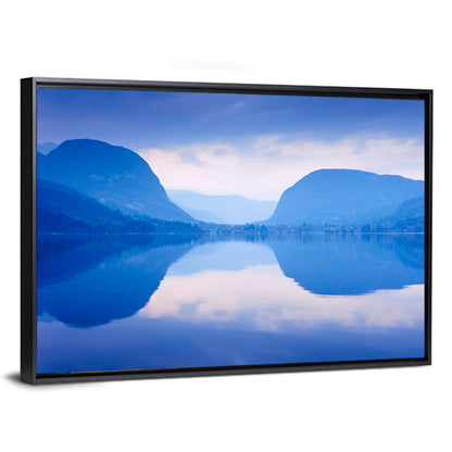 Lake Bohinj Morning Reflection Wall Art