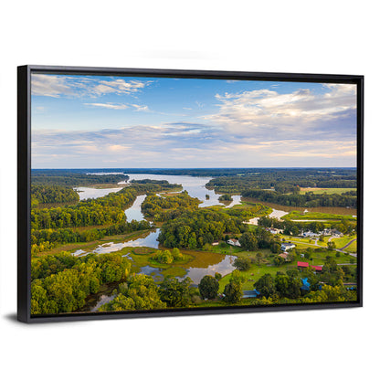 Lake Oconee Aerial Landscape Wall Art