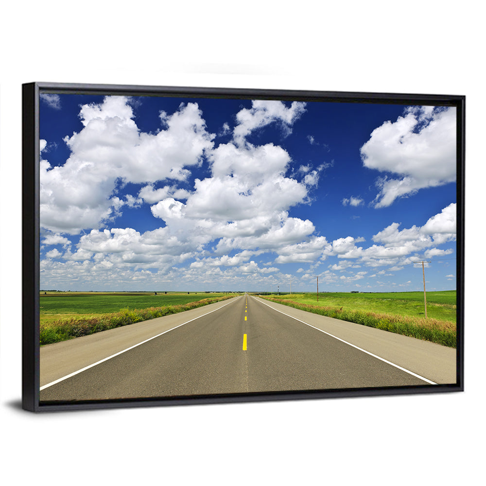 Saskatchewan Prairie Highway Wall Art