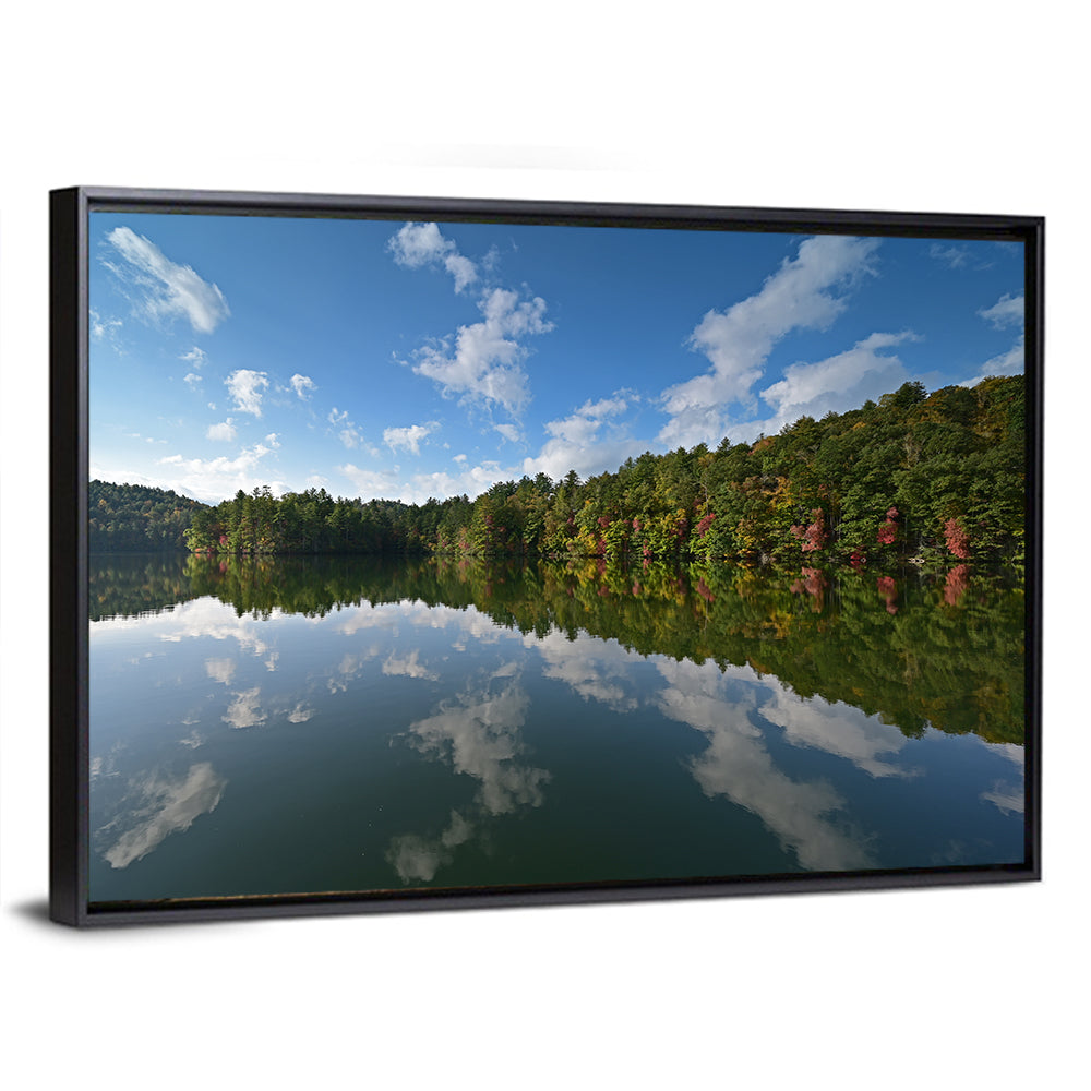 Autumn Reflection at Lake Santeetlah Wall Art