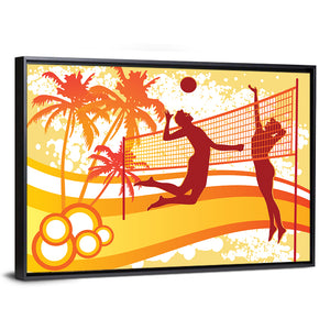 Beach Volleyball Wall Art