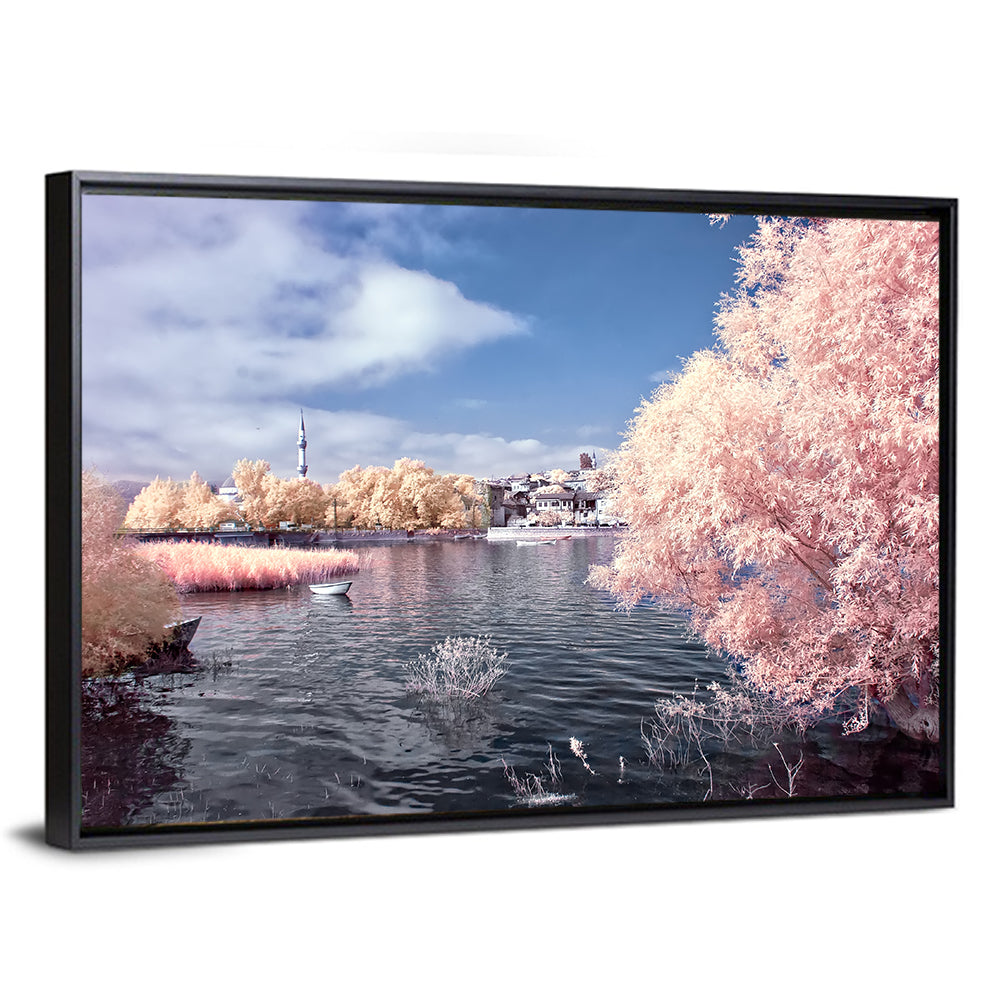 Golyazi Lake Infrared Landscape Wall Art