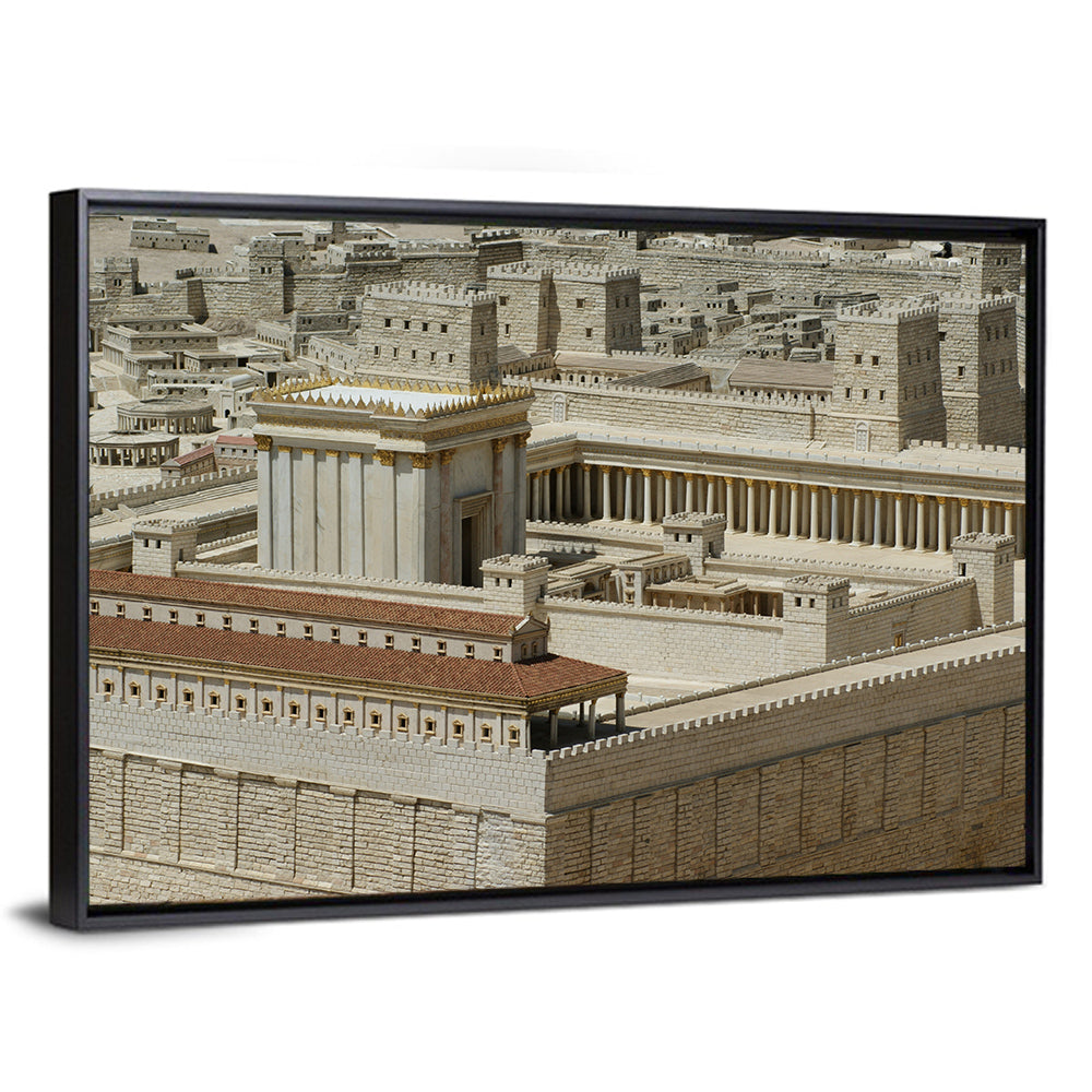 Holyland Model Second Temple Wall Art