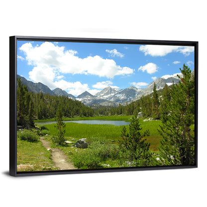 Sierra Nevada Trail to Snow Capped Peaks Wall Art