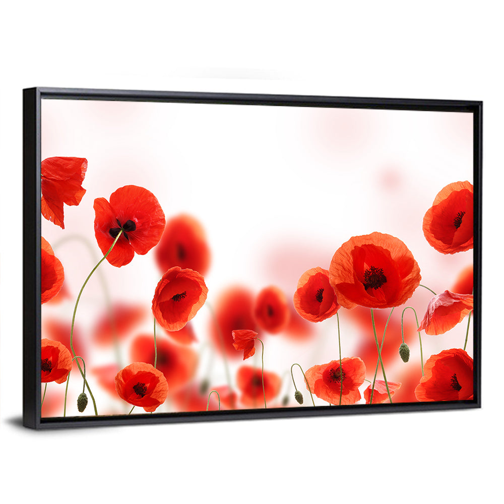 Red Poppy Field Wall Art