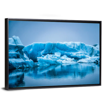 Icebergs in Jokulsarlon Wall Art