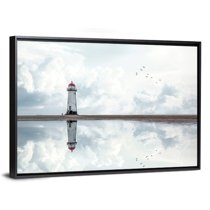 Wales Seashore Lighthouse Wall Art
