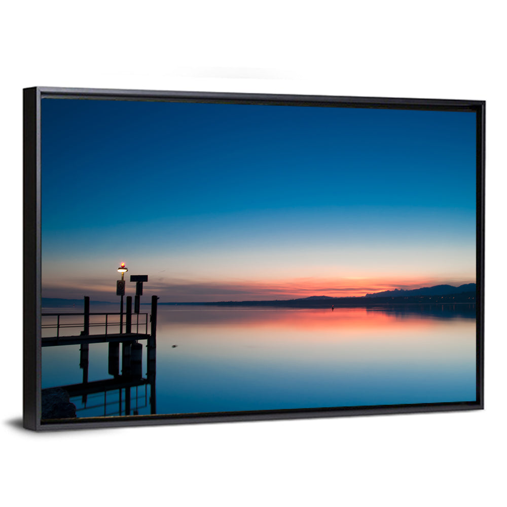 Lake Geneva Sunrise Pier Wall Art