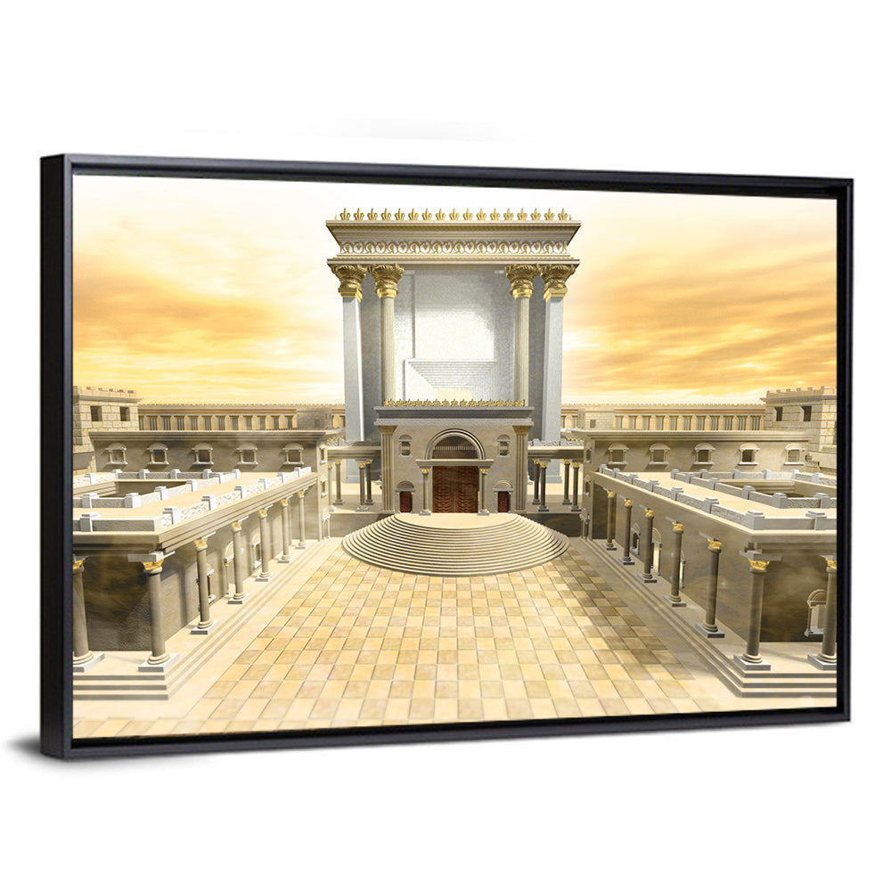 Herodian Temple at Sunset Wall Art