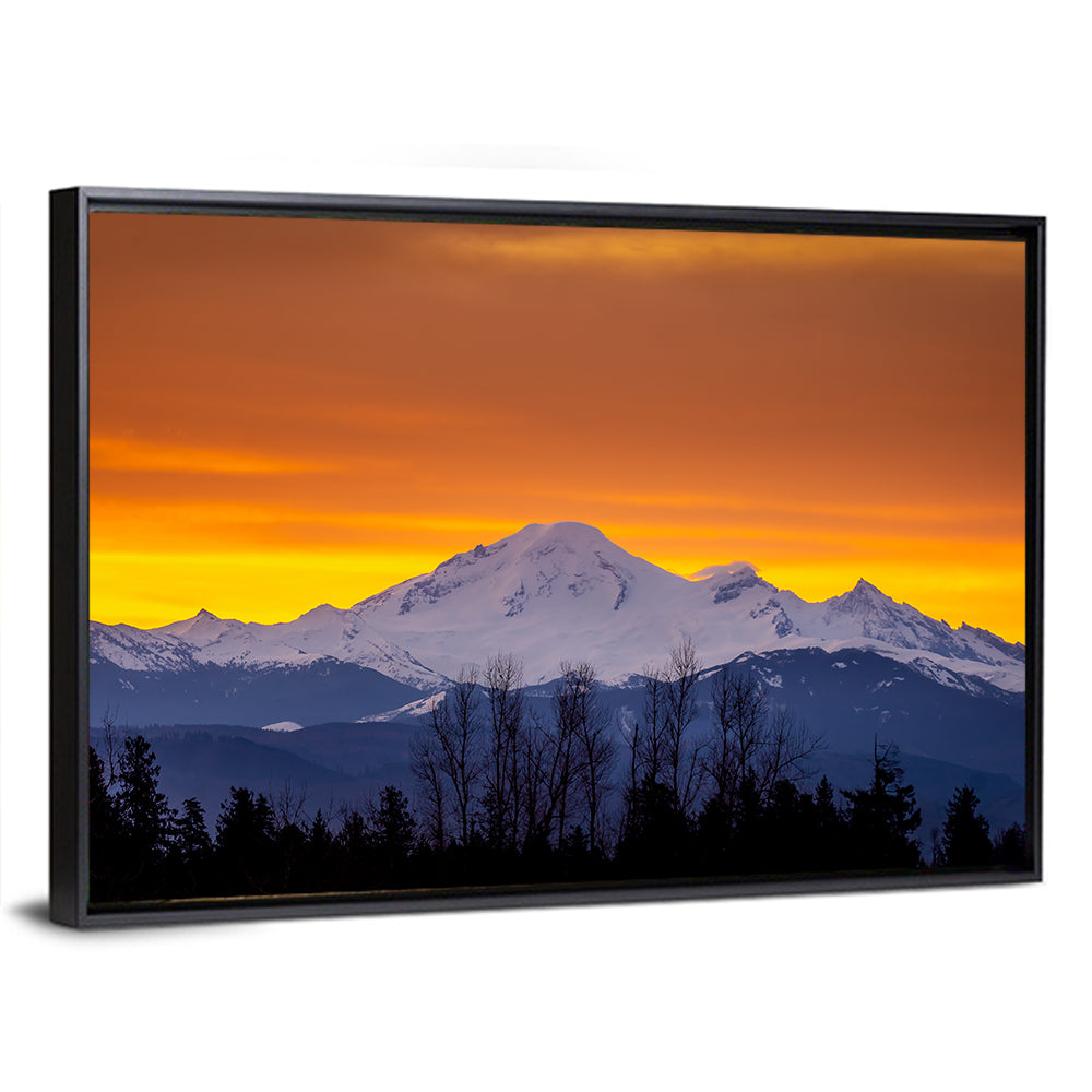 Sunrise Over Mount Baker Wall Art