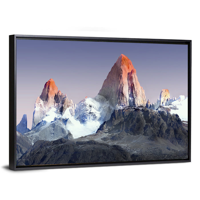 Mount Fitz Roy Wall Art as a framed canvas