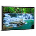 Huay Ma Khamin Erawan Waterfall Wall Art