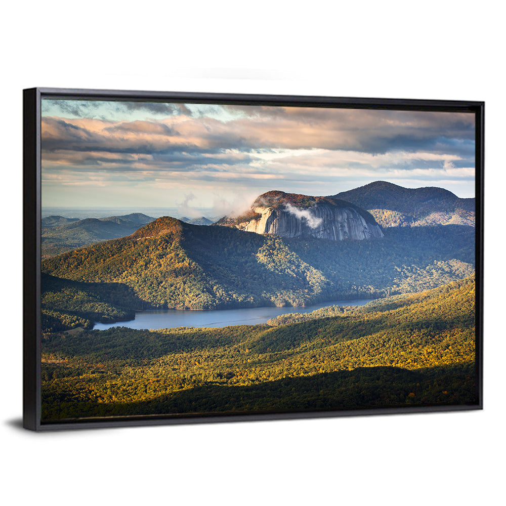 Table Rock Sunrise Over Looking Glass Rock Wall Art