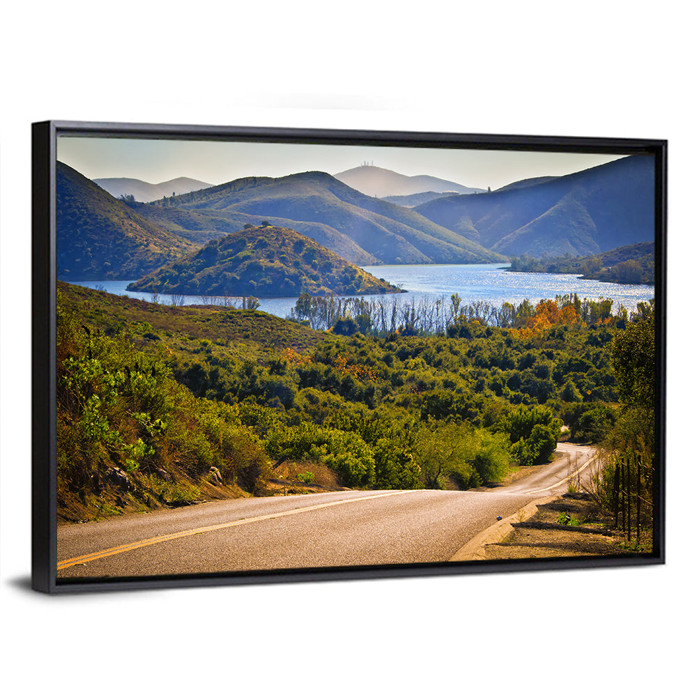 Lake Hodges Roadside Vista Wall Art