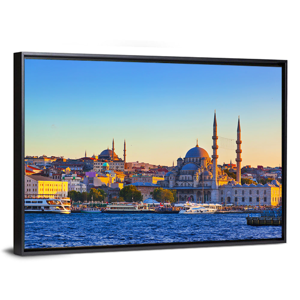Istanbul Sunrise at Yeni Cami Wall Art