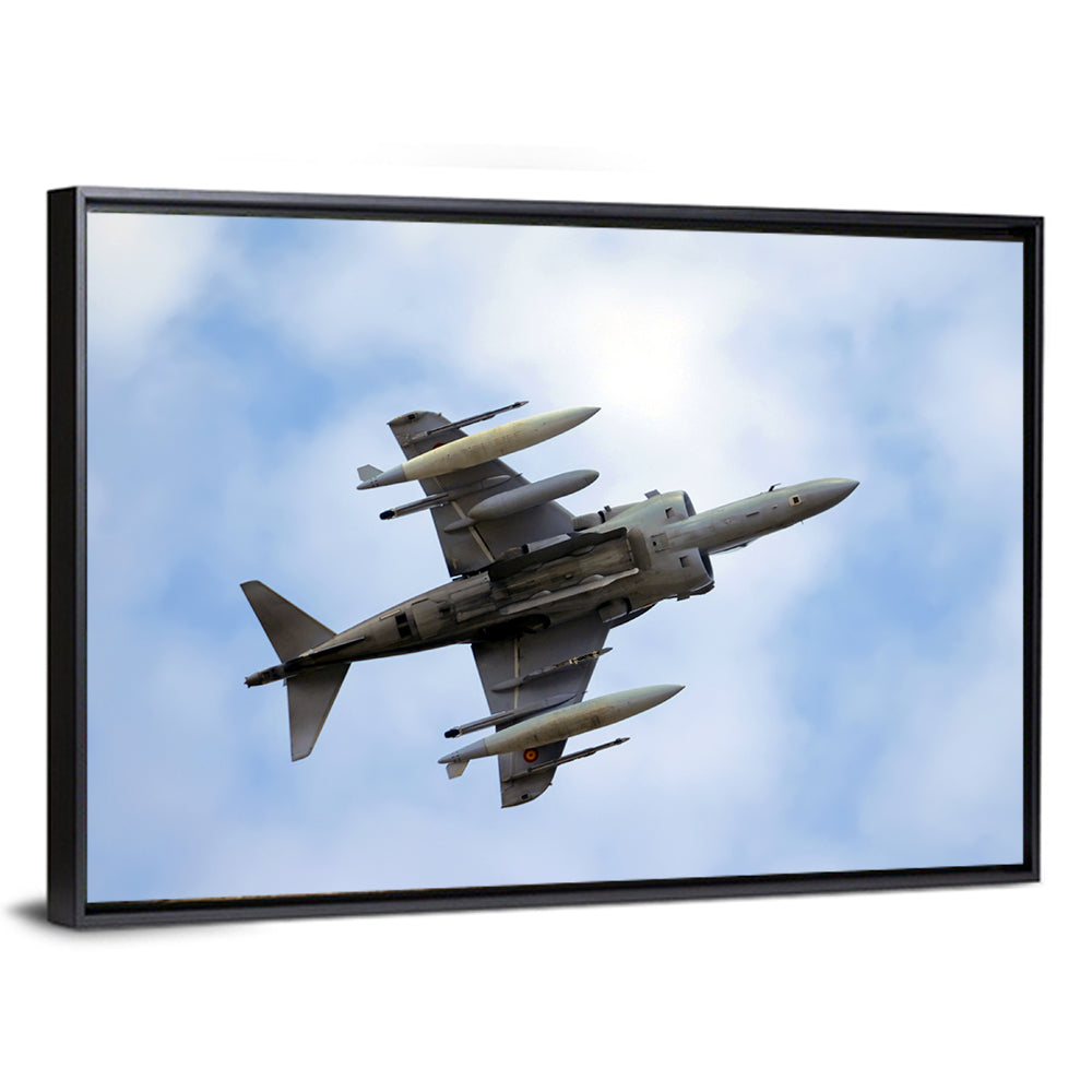 Low Angle Fighter Jet Overhead Wall Art