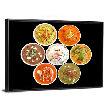 Indian Dishes Wall Art