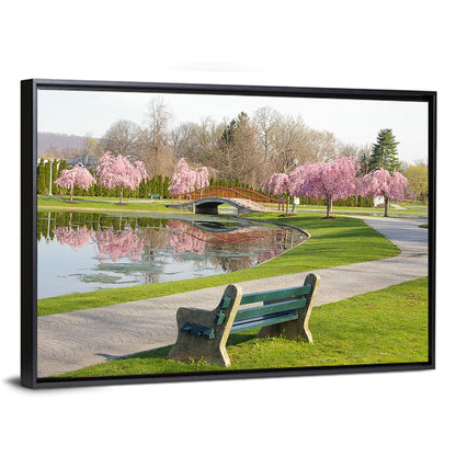 Harrisburg Park Cherry Blossoms Wall Art