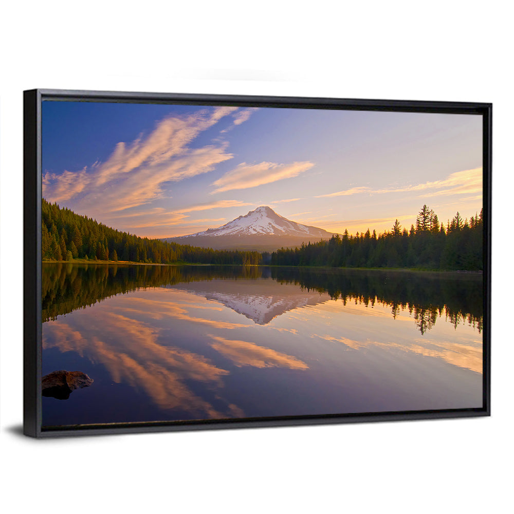 Mount Hood Reflection at Trillium Lake Wall Art