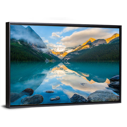 Lake Louise Sunrise Reflection Wall Art