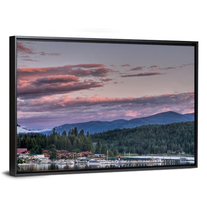 Lake Pend Oreille Twilight Reflection Wall Art