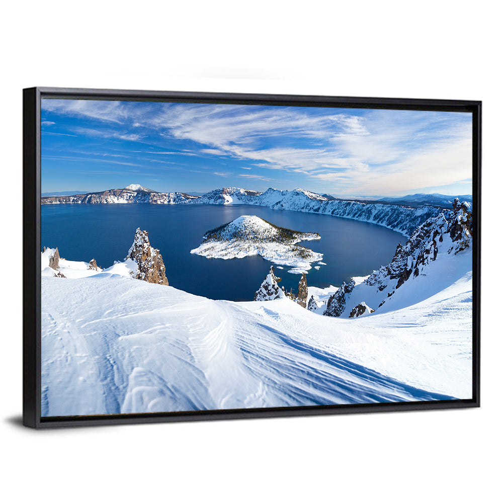 Crater Lake with Wizard Island Wall Art