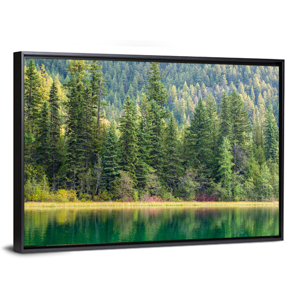 Tranquil Forest Lake Wall Art