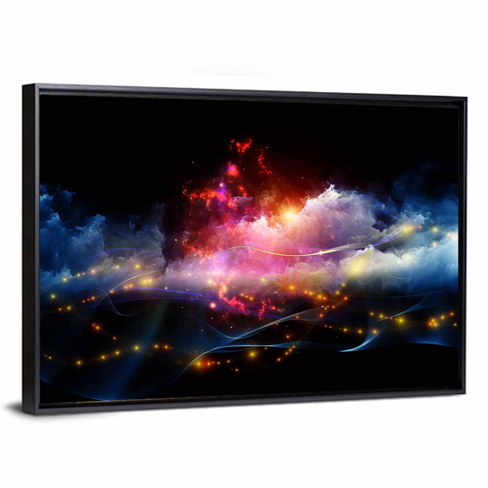 Cosmic Music Lightscape Wall Art
